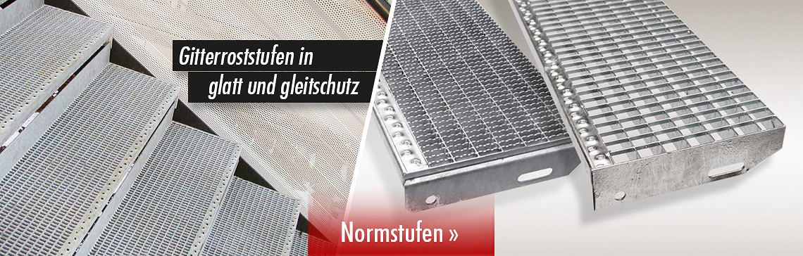 Gitterrost Normrost verzinkt 500 x1100 x25 mm 30/30 