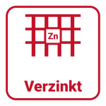 Feuerverzinkte Oberfläche: Bietet einen sehr...