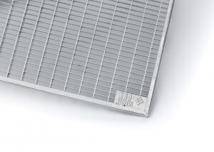 Eingangsrost inklusive Rahmen | 1010x3013 mm | 30x2 mm | 30x10 mm | Stahl feuerverzinkt