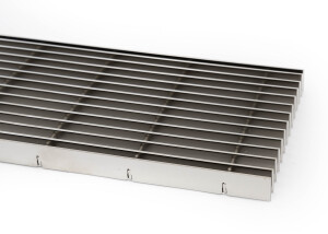 K60-Längsstabrost LSB-EP | 1000x140 mm | Edelstahl...