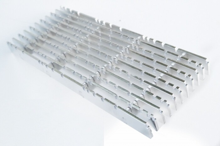 L&auml;ngsstabrost ZPB-EP/ 140 x 1000 mm / Edelstahl e.poliert