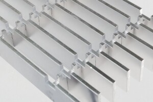 Längsstabrost PPB-EP | 120x1000 mm | Edelstahl V2A | elektropoliert