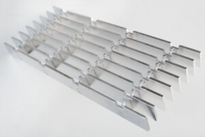 Längsstabrost PPB-EP | 190x1000 mm | Edelstahl V2A | elektropoliert