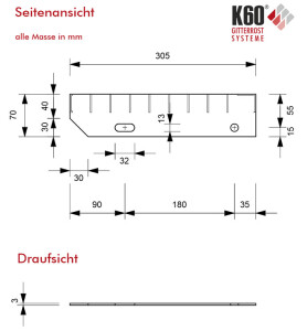 P-Stufe / 800x305 / 30x2 / 30x10