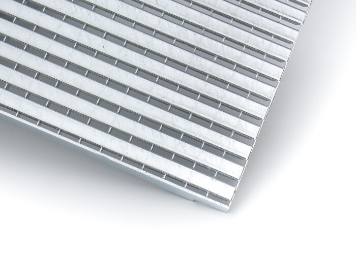 K60-Barfussrost | 1000x1000 mm | 30x2 mm | Stahl feuerverzinkt