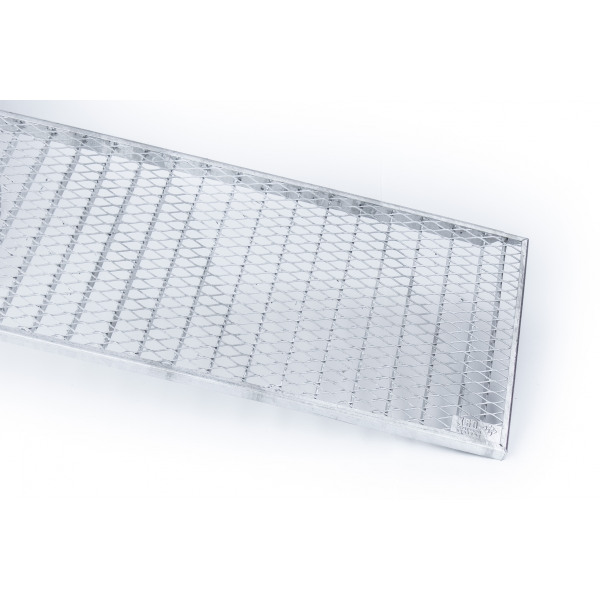 Outlet- Streckmetallrost / 1120 x 390 mm / Höhe 20 mm / verzinkt