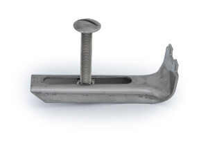 Gitterrost-Befestigung | 30x10 mm | mit Flachkopfschraube | Edelstahl V2A