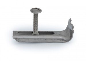 Gitterrost-Befestigung | 30x10 mm | mit Flachkopfschraube | Edelstahl V2A