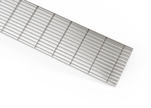 Outlet- K60-Längsstabrost LSB / 140 x 1000 mm /...