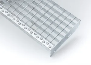 Gitterroststufe | 1000x240 mm | 40x2 mm | 30x30 mm | Stahl feuerverzinkt