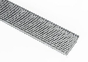 Outlet- P- Rost / 227 x 1000 mm / TS 40 x 2 mm / MW 33 x 11 mm / verzinkt