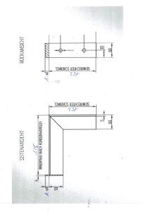 Outlet- Winkelkonsole Typ 1 / 120 mm / verzinkt