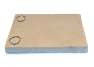 Eingangsrost mit Polymerbetonwanne / 500 x 750 mm