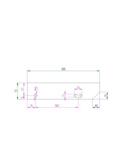 K60-Barfußstufe 700x305 mm verzinkt