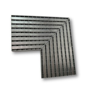 K60-Barfußrost | 288x1000 mm | 30x2 mm | Eckelinks | Stahl feuerverzinkt