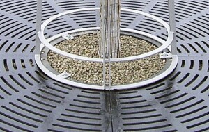 K60-MAMMUT-Baumrost | Durchmesser: 2500 mm | Radial | RAL 9005 pulverbeschichtet