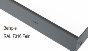 Outlet- Barfußrost / 270 x 1100 mm / verzinkt + pulverbeschichtet