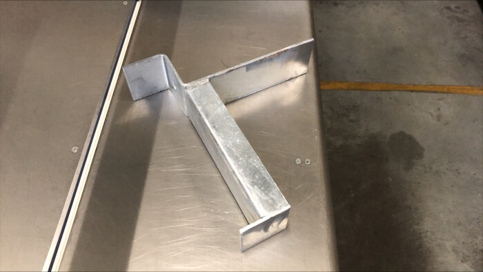 Outlet K60-Winkelkonsole Typ 3 UNP 80 verzinkt für Rostbreite ab 300 mm