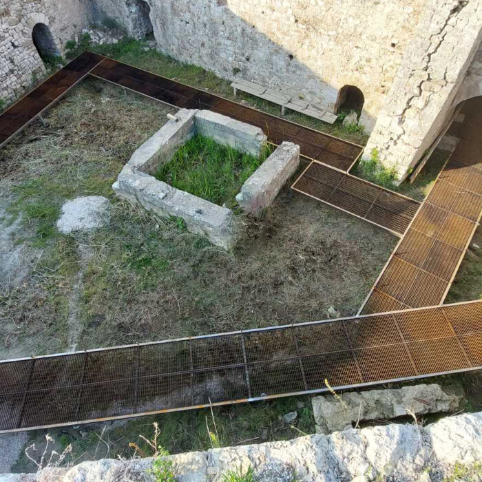 Gitterrost | 1000x1000 mm | 30x2 mm | 30x30 mm | Cortenstahl