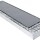 Treppenbausatz Typ1 modular, höhenverstellbar bis 2m Höhe, Stahltreppe mit einseitigem Geländer 1200x270 mm 30x30 mm Glatt + Auflage