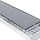 Treppenbausatz Typ1 modular, höhenverstellbar bis 2m Höhe, Stahltreppe mit einseitigem Geländer 800x270 mm 30x30 mm Genoppt - rutschhemmend + Auflage