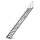 Treppenbausatz Typ3 modular, höhenverstellbar bis 5,80m Höhe, Stahltreppe mit einseitigem Geländer  1200x270 mm 30x30 mm Genoppt - rutschhemmend + Auflage