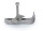 Gitterrost-Befestigung MW 30 x 30 mm - V2A, Edelstahl 60mm Schraube