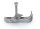 Gitterrost-Befestigung MW 30 x 30 mm - V2A, Edelstahl 60mm Schraube