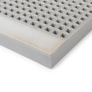 GFK-Stufe | 1000 x 275 mm | 19 x 19 mm | RAL 7035 |...