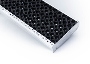 K60 Gummiwabenmatte | 990 x 285 mm | für Stufe 1000...