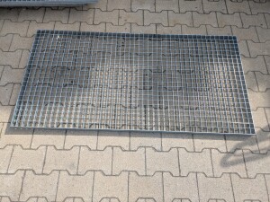 Gitterrost | 743x1493 mm | 25x2 mm | 30x30 mm | Stahl...