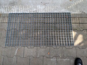 Gitterrost | 565x1060 mm | 20x2 mm | 30x30 mm | Stahl...