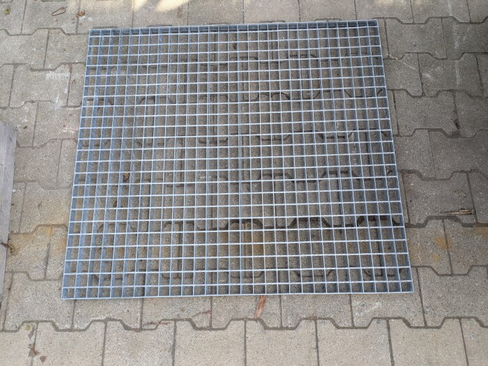 SP-Gitterrost | 815x895 mm | 25x3 mm | 34x38 mm | Stahl feuerverzinkt #1