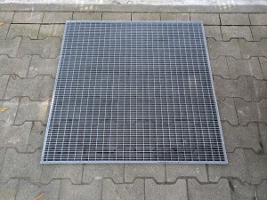 Gitterrost 895x895 mm | 30x2 mm | 30x10 mm | Stahl...