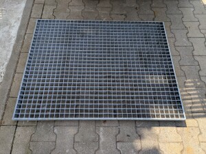 Gitterrost | 1190x920 mm | 40x3 mm | 30x30 mm | Stahl...