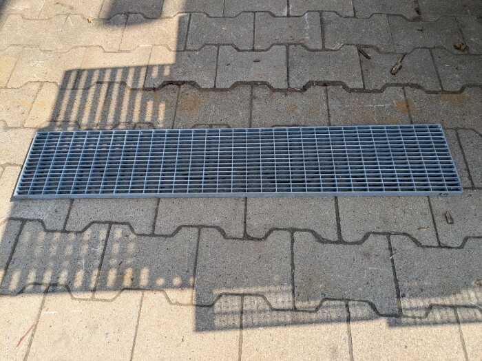Gitterrost | 185x1000 mm | 20x2 mm | 30x10 mm | Stahl feuerverzinkt