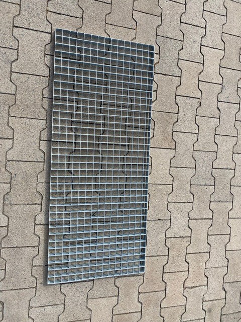 Gitterrost | 1200x500 mm | 30x3 mm | 30x30 mm | Stahl feuerverzinkt