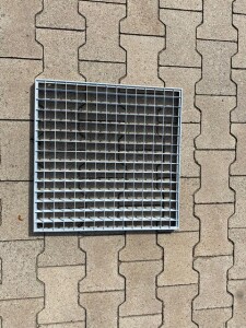 Gitterrost | 500x500 mm | 30x2 mm | 30x30 mm | Stahl feuerverzinkt