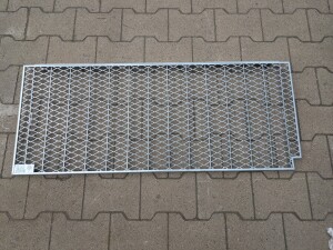 Streckmetallrost | 1040x422 mm | 20x2 mm | Stahl...