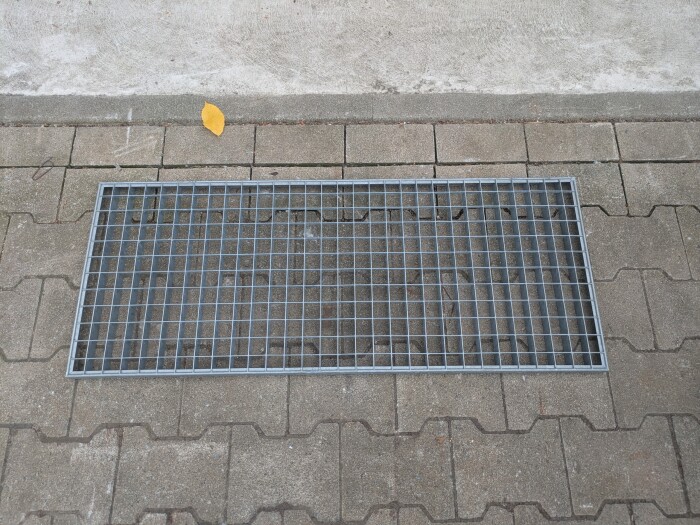 Gitterrost | 400x1000 mm | 30x2 mm | 30x30 mm | Stahl feuerverzinkt