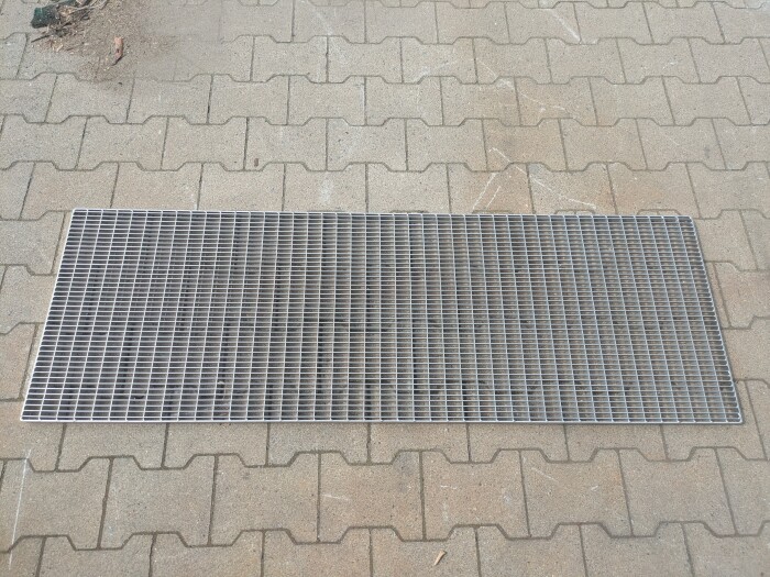 Gitterrost | 485x1495 mm | 25x2 mm | 30x10 mm | Edelstahl gebeizt