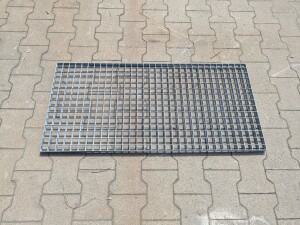 Gitterrost | 490x1035 mm | 20x2 mm | 30x30 mm | Stahl...