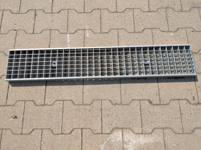 Gitterrost | 180x1000 mm | 30x2 mm | 30x20 mm | Stahl feuerverzinkt