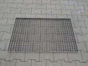 Gitterrost | 600x1000 mm | 30x2 mm | 30x30 mm | Edelstahl e.poliert