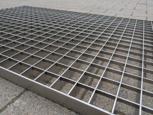 Gitterrost | 600x1000 mm | 30x2 mm | 30x30 mm | Edelstahl e.poliert