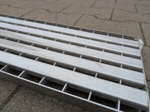 Barfußrost | 193x1000 mm | 20x2 mm | Edelstahl V2A gebeizt