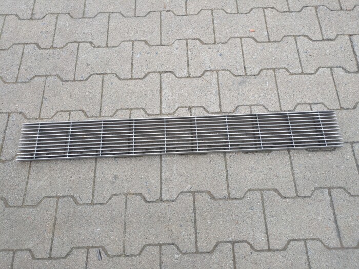 Längsstabrost | 1000x120 mm | 20x2 mm | 10x60 mm | Edelstahl gebeizt
