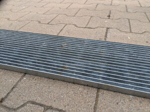 Längsstabrost | 1000x190 mm | 20x2 mm | 10x60 mm | Stahl feuerverzinkt