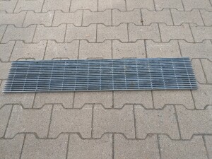 Längsstabrost | 1000x190 mm | 20x2 mm | 10x60 mm | Stahl feuerverzinkt