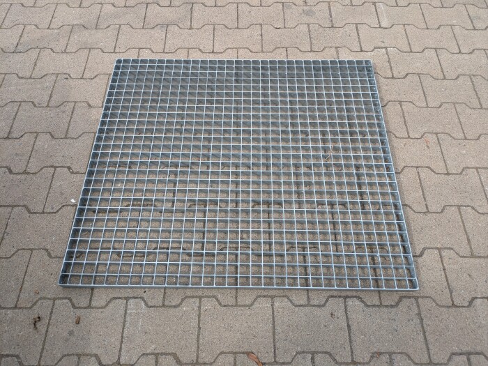 Gitterrost | 990x865 mm | 30x2 mm | 30x30 mm | Stahl feuerverzinkt